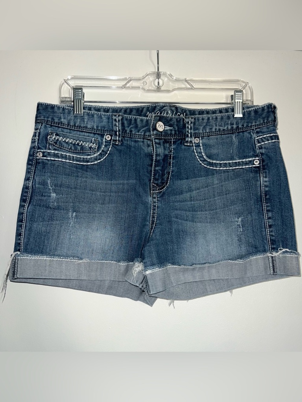 Maurices Cuffed Jean Shorts